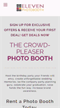 Mobile Screenshot of elevenphotoboothrental.com